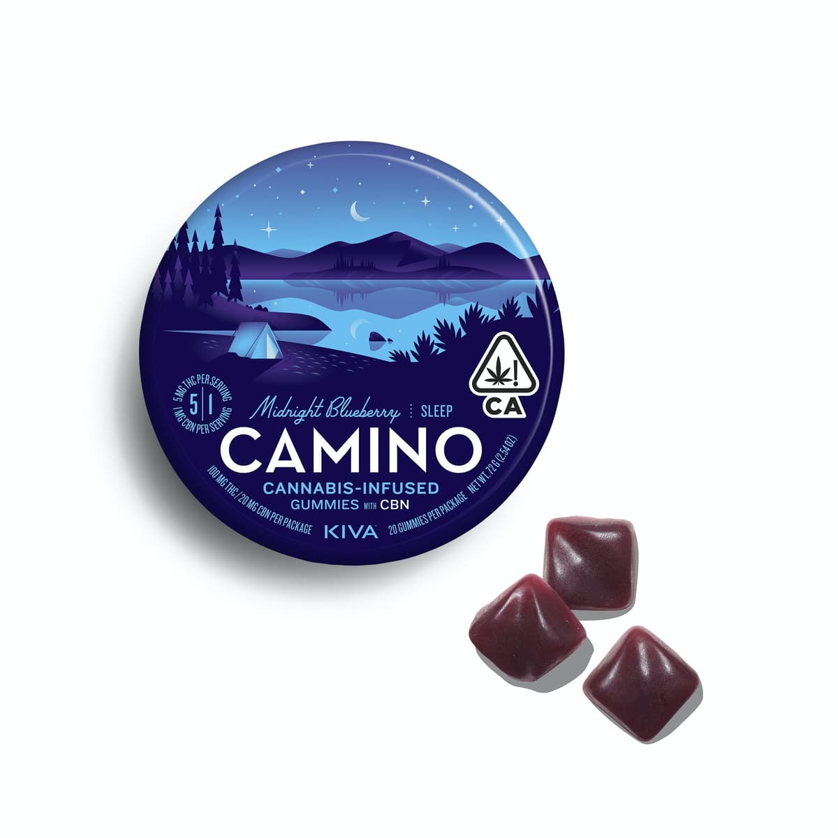 Midnight Blueberry - 5:1 CBN:THC - 100mg