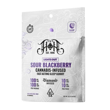 Sour Blackberry - 100mg - THC/CBN - Fast Acting image 2