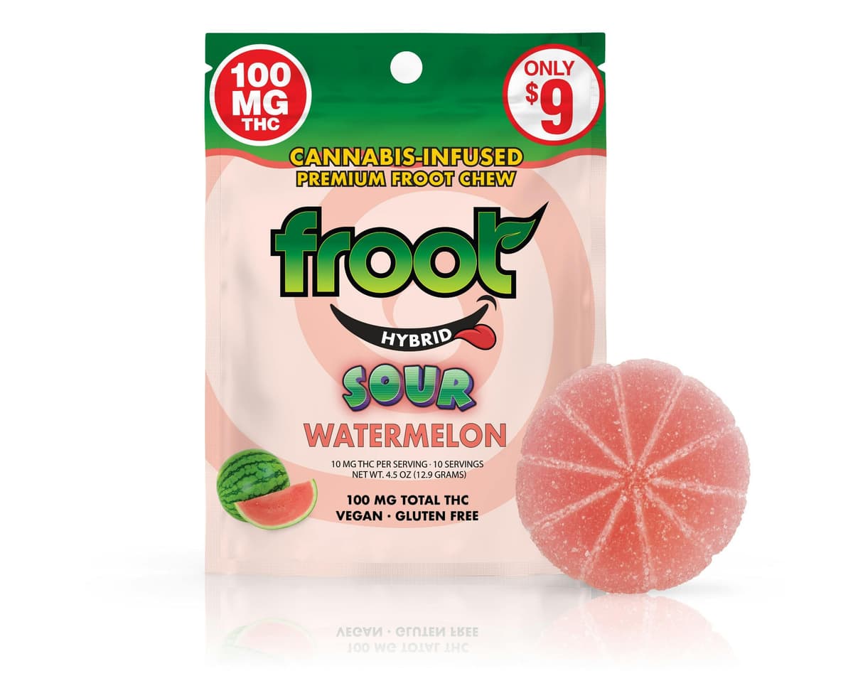 Sour Watermelon - 100mg - Single Gummy