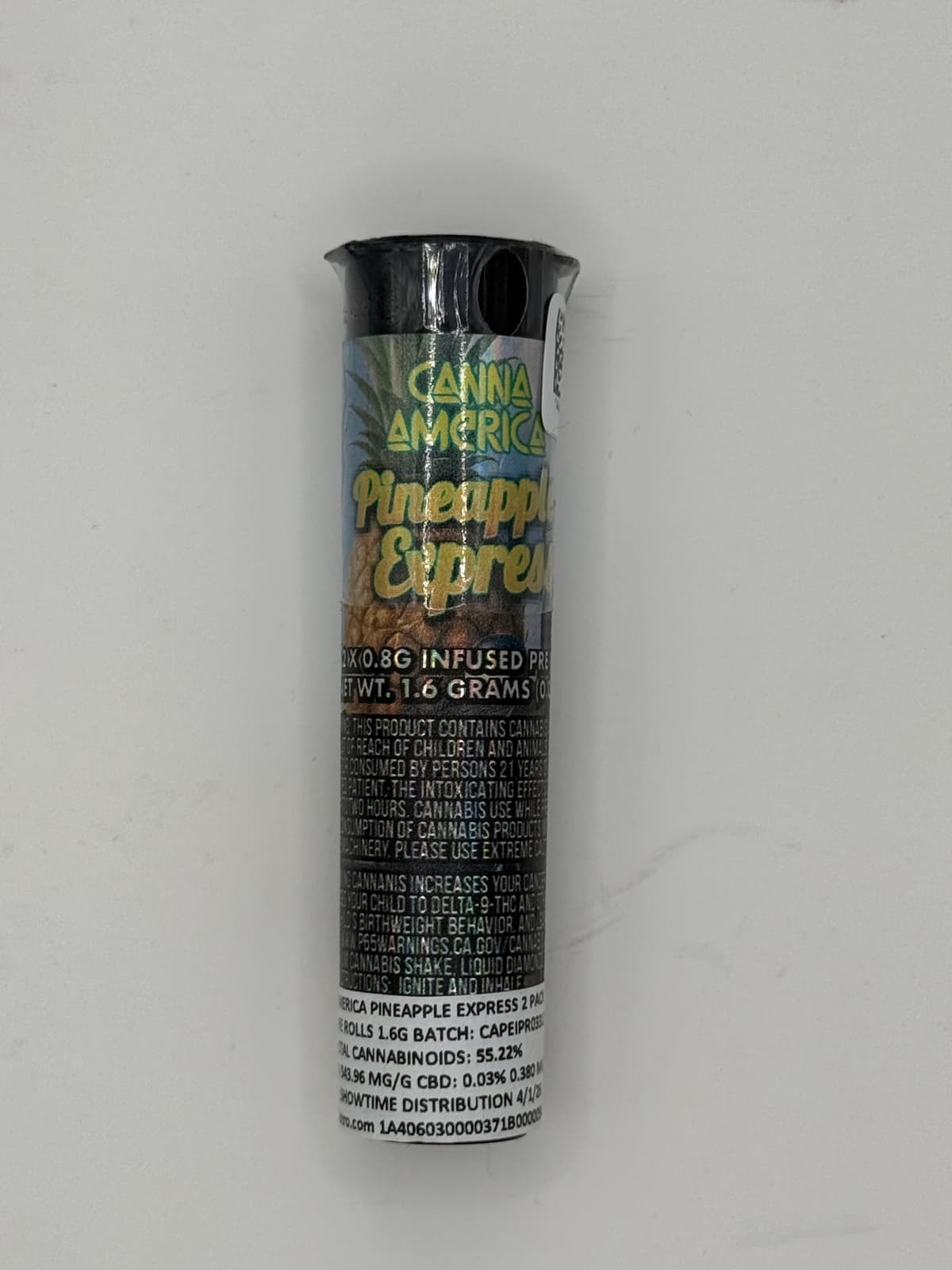 Pineapple Express  - 1.6G - Infused pre-roll - 2 PK