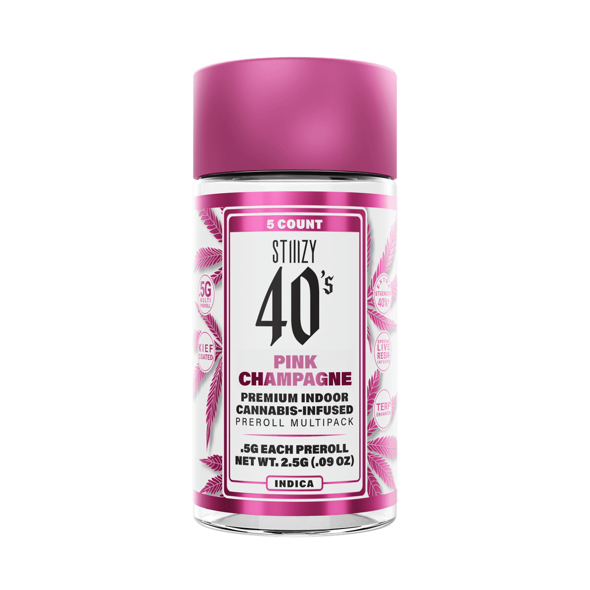 Pink Champagne - 2.5g 5PK - Infused 40's
